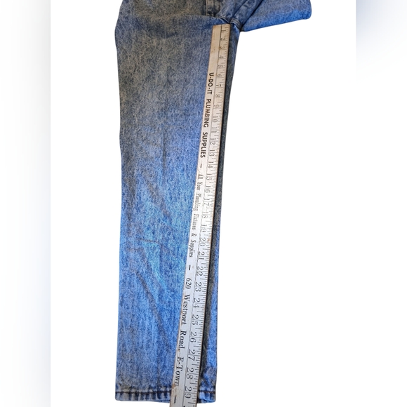 Vintage Jordache High Rise Embroidered Acid Wash Jeans Size 10 - Picture 3 of 7